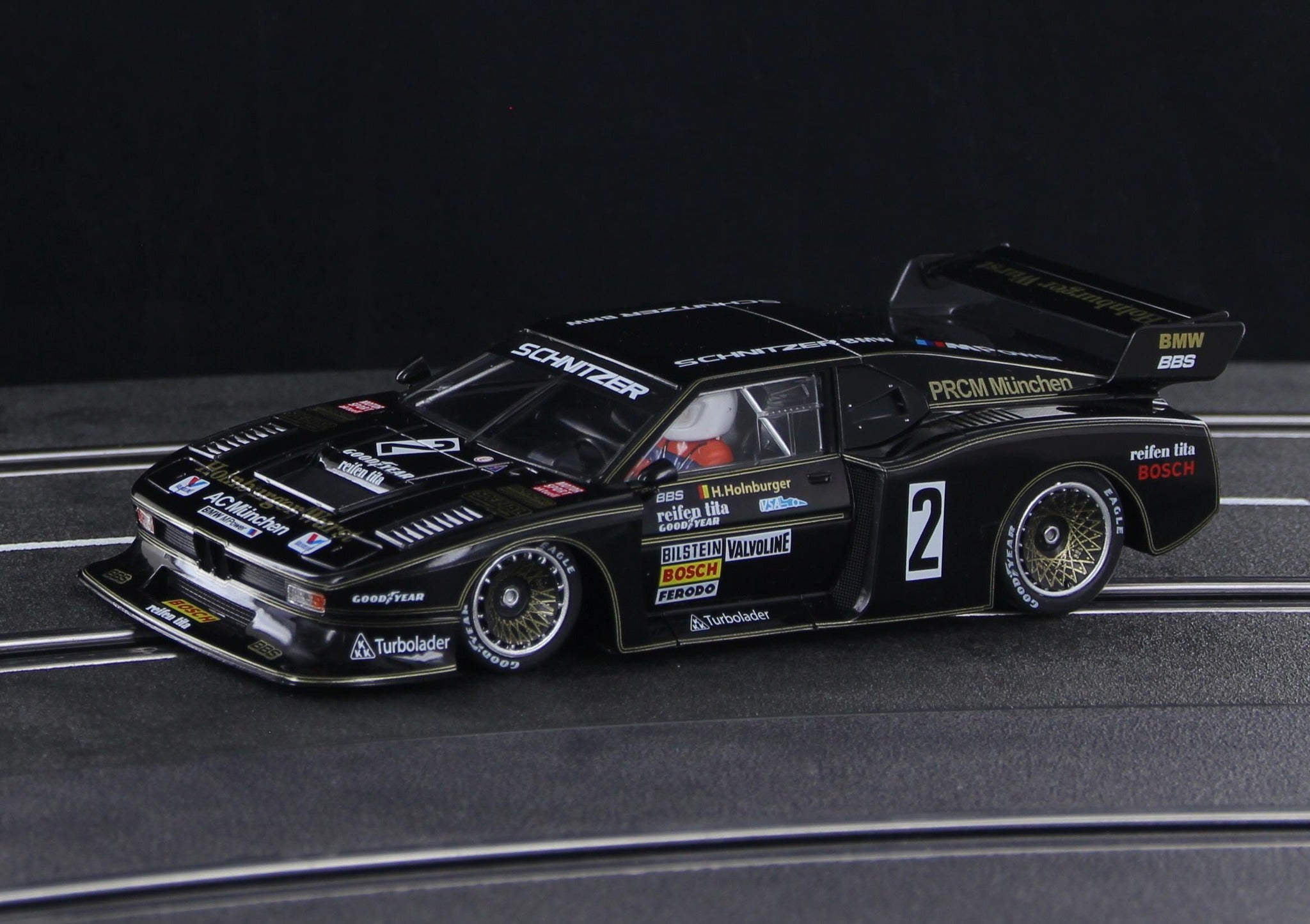 Racer Sideways BMW M1 Turbo Group 5 Holnburger Wurst 1/32 Slot Car SW85 |  PowerHobby