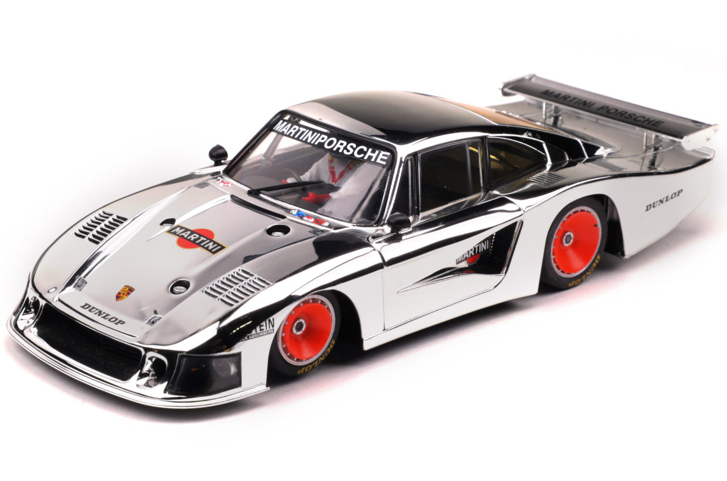 Racer Sideways Porsche 935/78 Group 5 Chrome Limited Edition Slot Car SWLE02 Damage Box