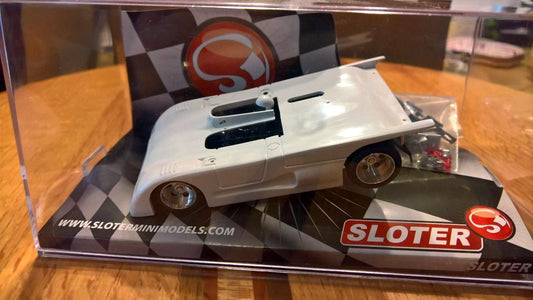 Sloter 9525 Lola T290 White Racing Kit 1/32 Slot Car for Slot.it Revoslot