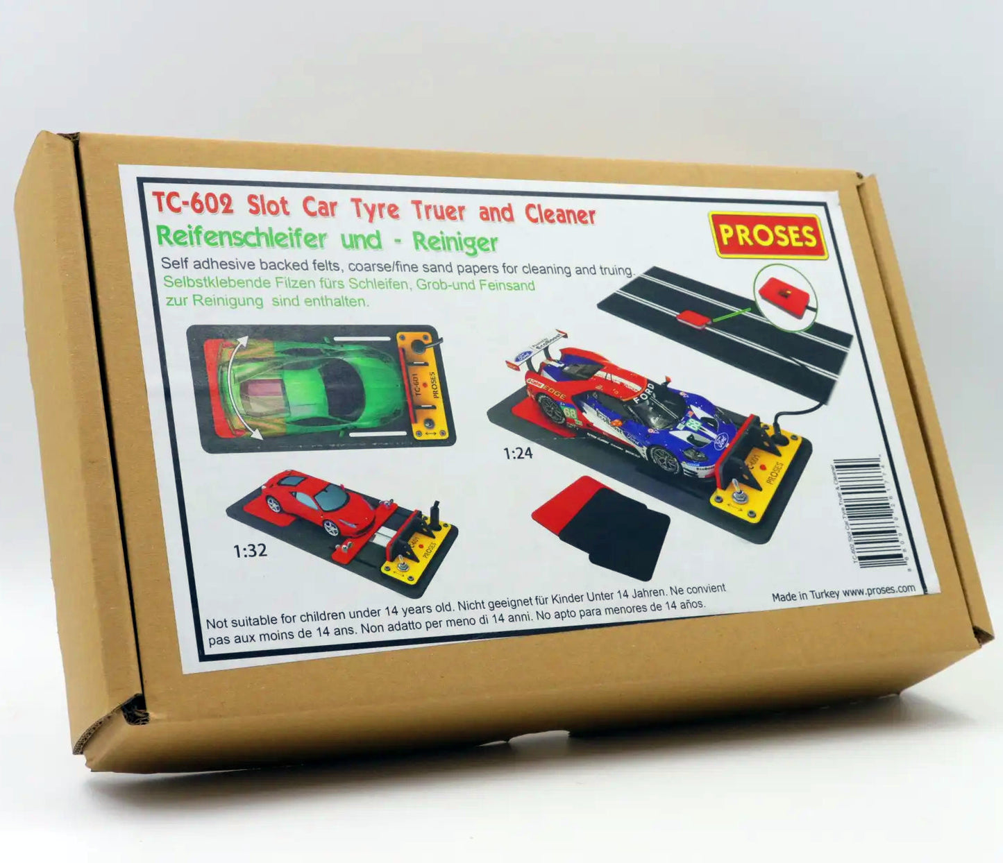 Proses Slot Car Tire Truer Cleaner for 1/32 1/24 TC-602 Scalextric Carrera