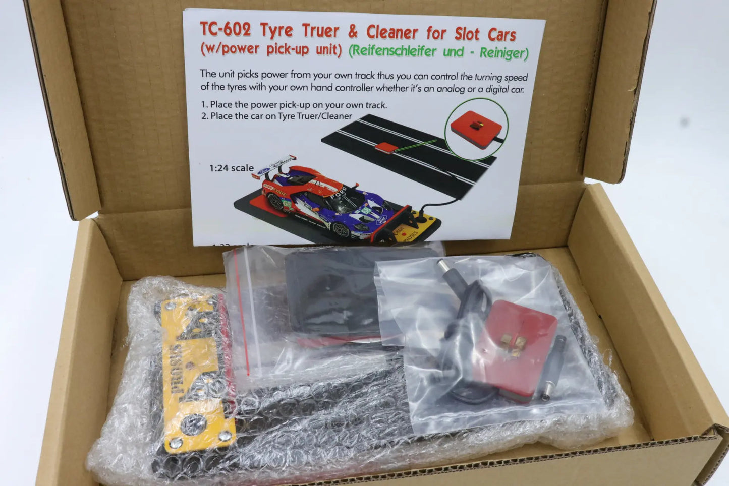 Proses Slot Car Tire Truer Cleaner for 1/32 1/24 TC-602 Scalextric Carrera