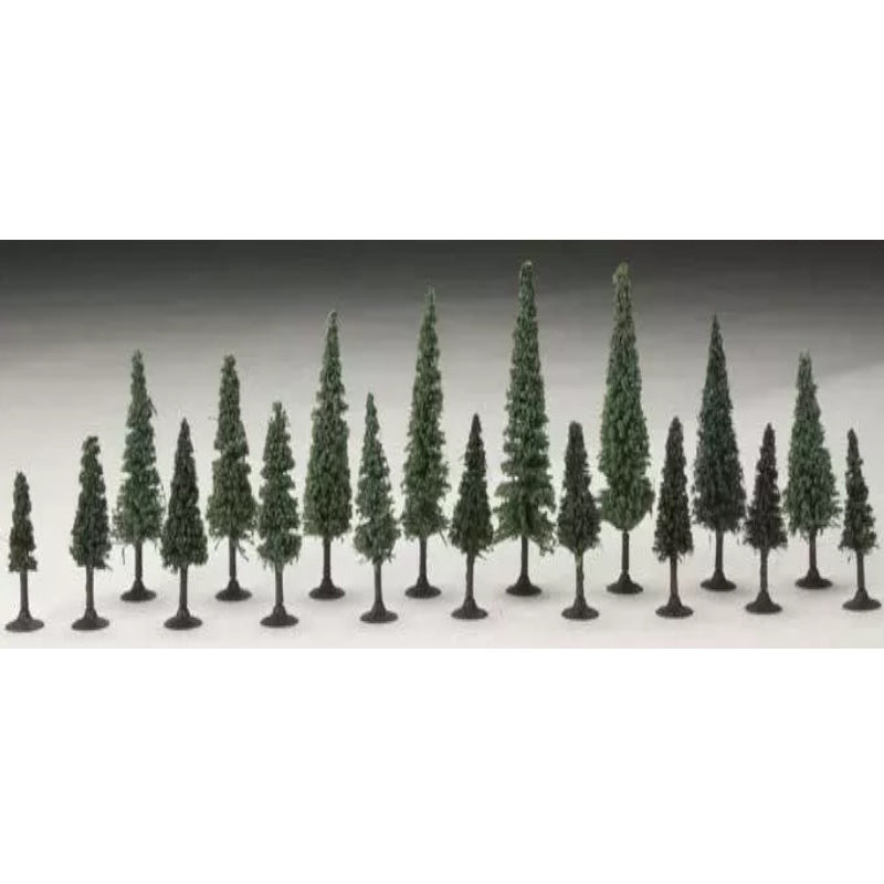 Woodland Scenics TR1585 N/HO Evergreen 2-4" (18) Train Scenery