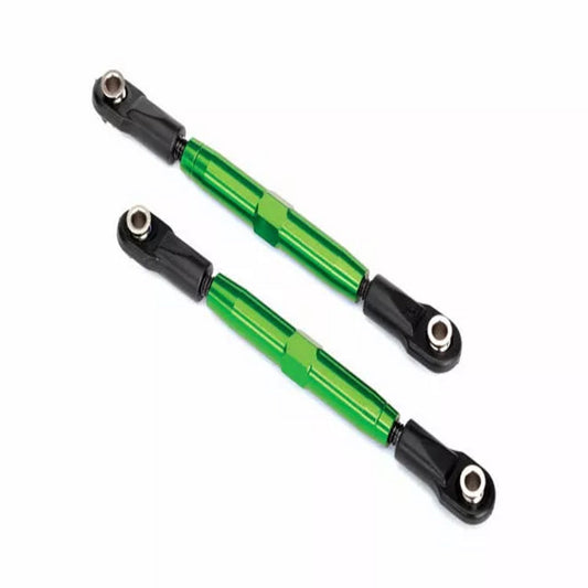 Traxxas 3643G Camber Links Front (Tubes Green-Anodized, 7075-T6 aluminum) XO-1