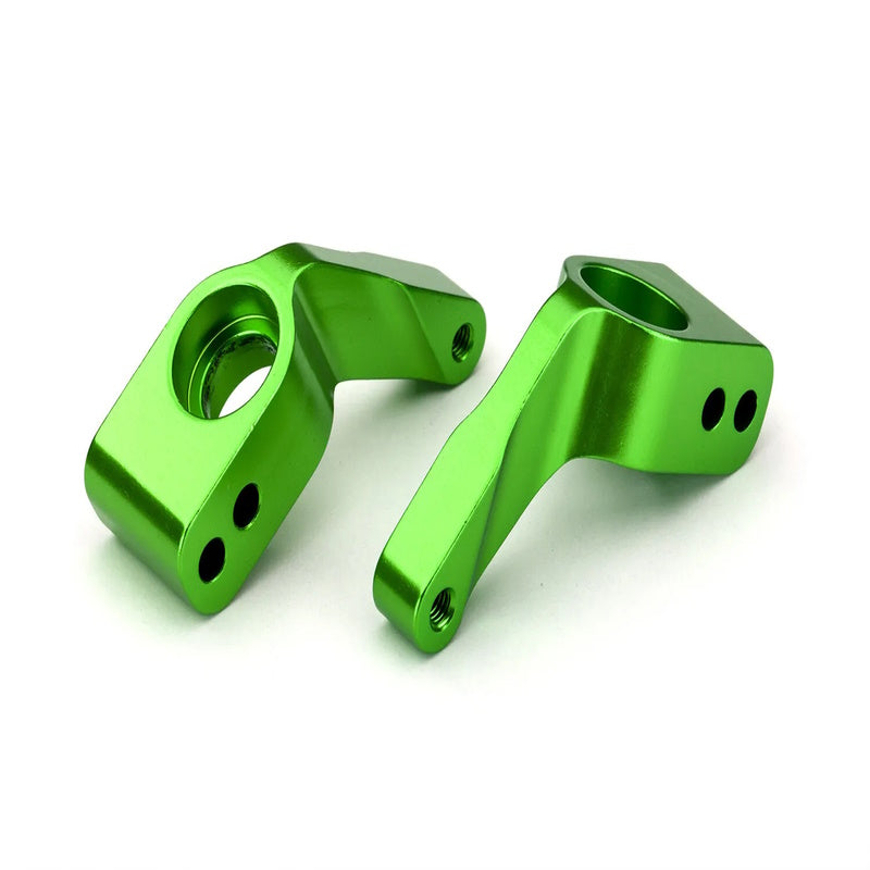 Traxxas TRA3652G Aluminum Rear Stub Axle Carriers Green 1/10 Rustler VXL / XL-5 - PowerHobby