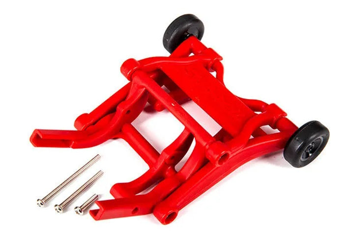 Traxxas TRA3678R - Wheelie Bar for Slash/Stampede/Rustler/Bandit, Red - PowerHobby