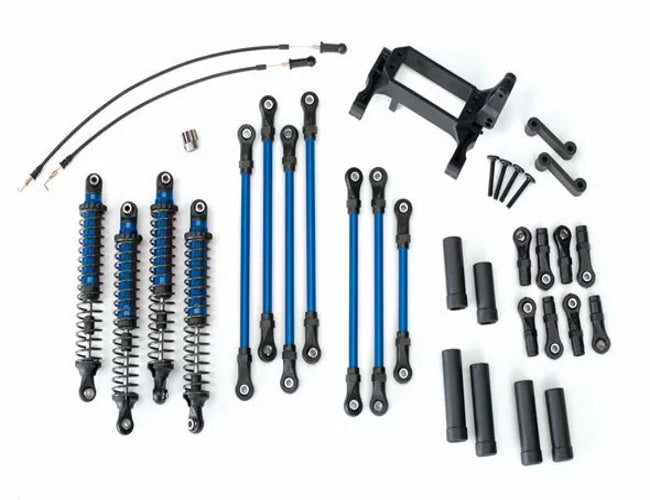 Traxxas 8140X TRX-4 Long Arm Lift Kit Complete Blue TRX4