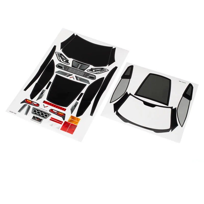 Traxxas TRA8387 - Chevrolet Corvette Z06 Decal Sheets - PowerHobby