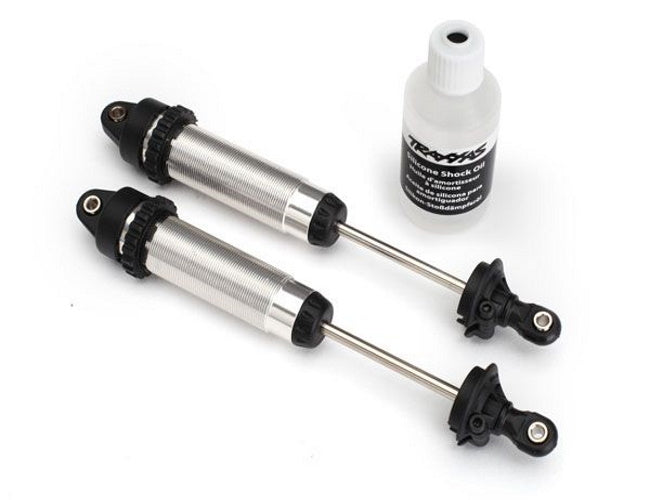 Traxxas 8460 Shocks GTR 139mm Silver Aluminum (Rear, Threaded) Desert Racer