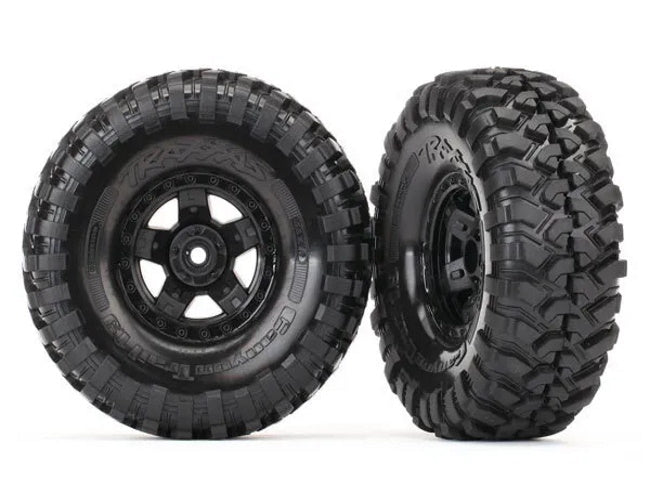 Traxxas 8179 Mounted Tires / Wheels (2) Canyon Trial TRX-4