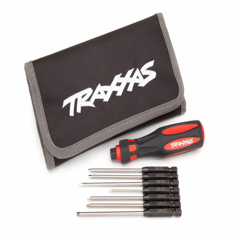 Traxxas 8711 Speed Bit Master Set, Hex Driver 7-piece Straight and Ball End