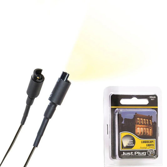 Woodland Scenics JP5958 Just Plug, LED Floodlight (2) All Scales - PowerHobby