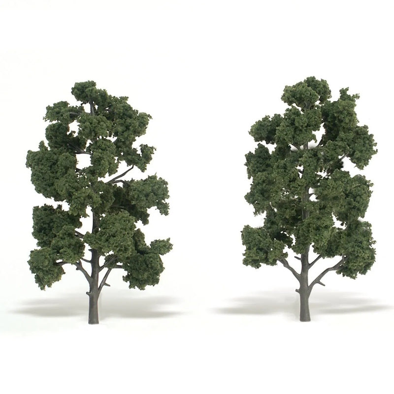 Woodland Scenics TR1519 8" - 9" Medium Green Realistic Trees (Pack of 2) - PowerHobby