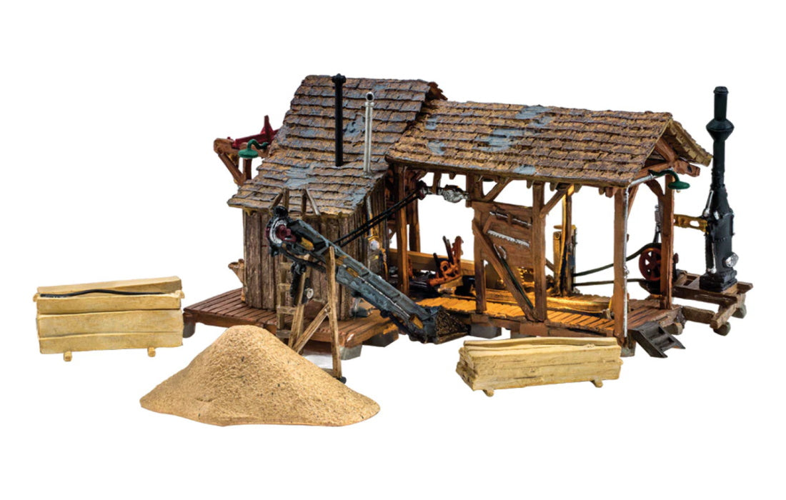 Woodland Scenics BR5044 HO Buzz's Sawmill Structure Built-&-Ready