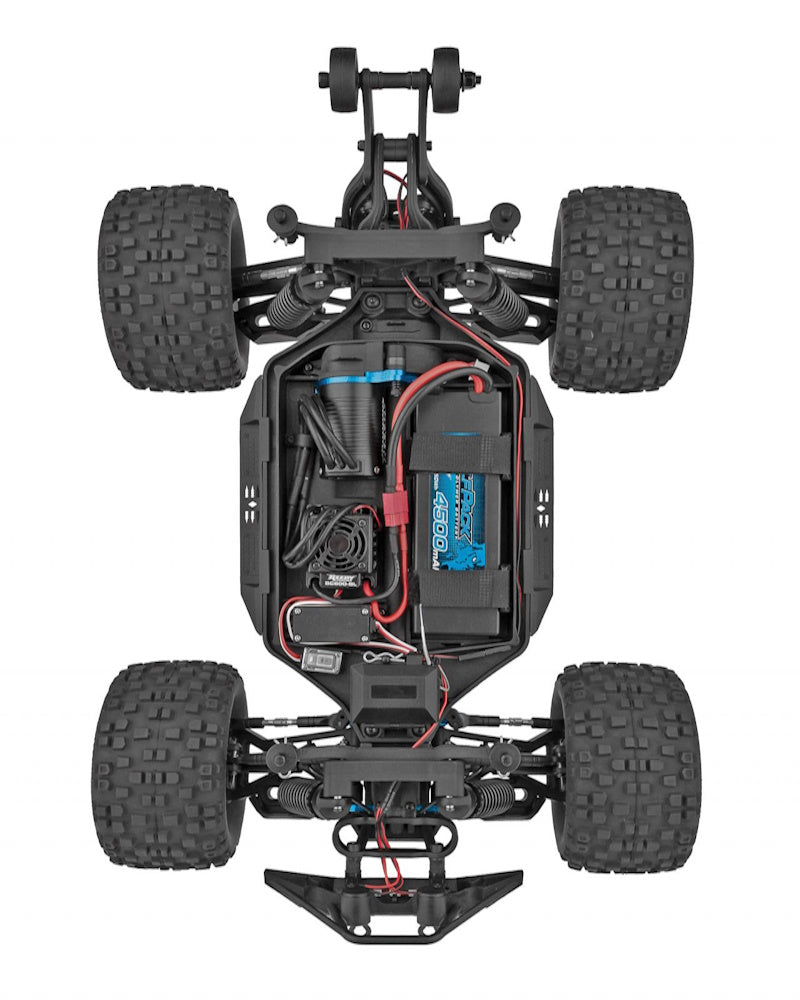 Associated 20518 RIVAL MT10 1/10 Scale RTR Brushless 4WD Monster Truck V2, Red