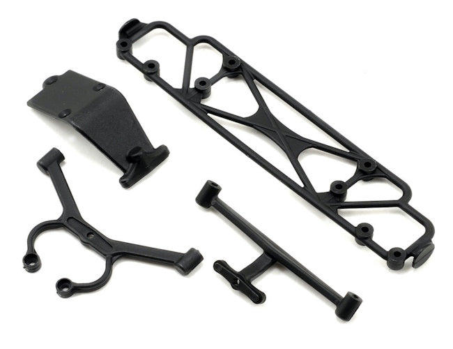 Team Associated 21348 Rear Bumper Brace Skid Plate Set: SC18