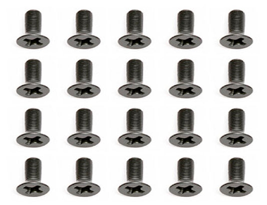 Team Associated 25200 M3x10mm Flat Head Phillips Screws