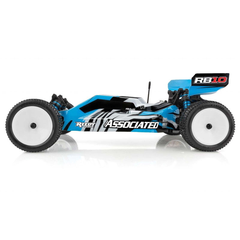 Team Associated ASC90031 RB10 RTR 1/10 Electric 2WD Brushless Buggy (Blue).