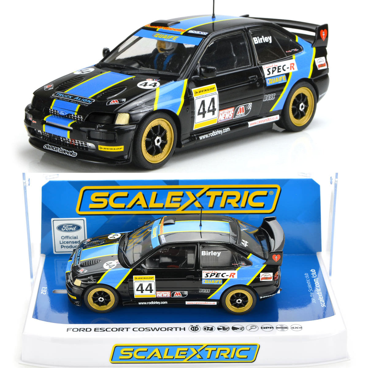 Scalextric Ford Escort Cosworth WRC Rod Birley 1/32 Slot Car C4427 for SCX Carrera