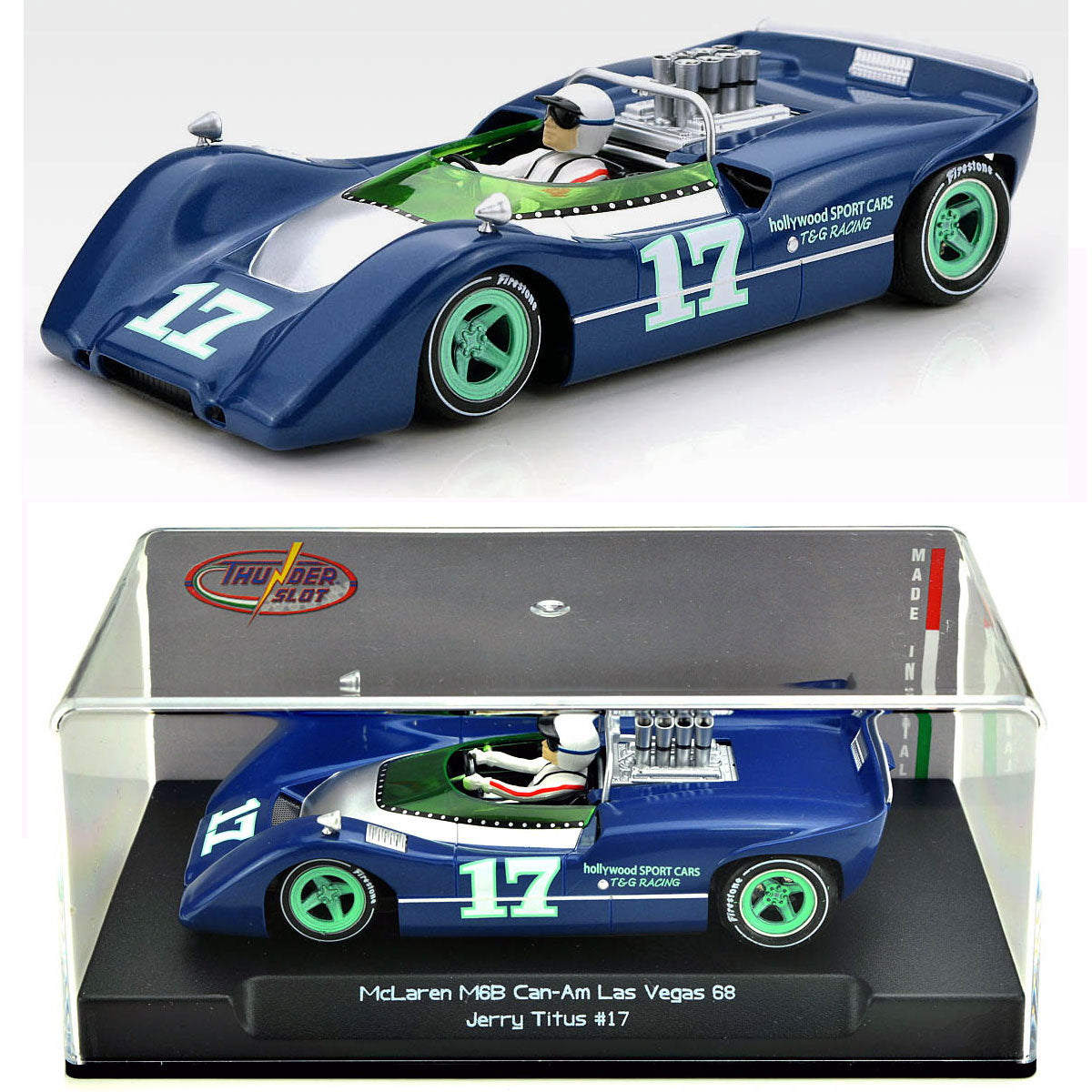 Thunderslot McLaren M6B Can-Am Las Vegas 1968 Thunder 1/32 Slot Car CA00309