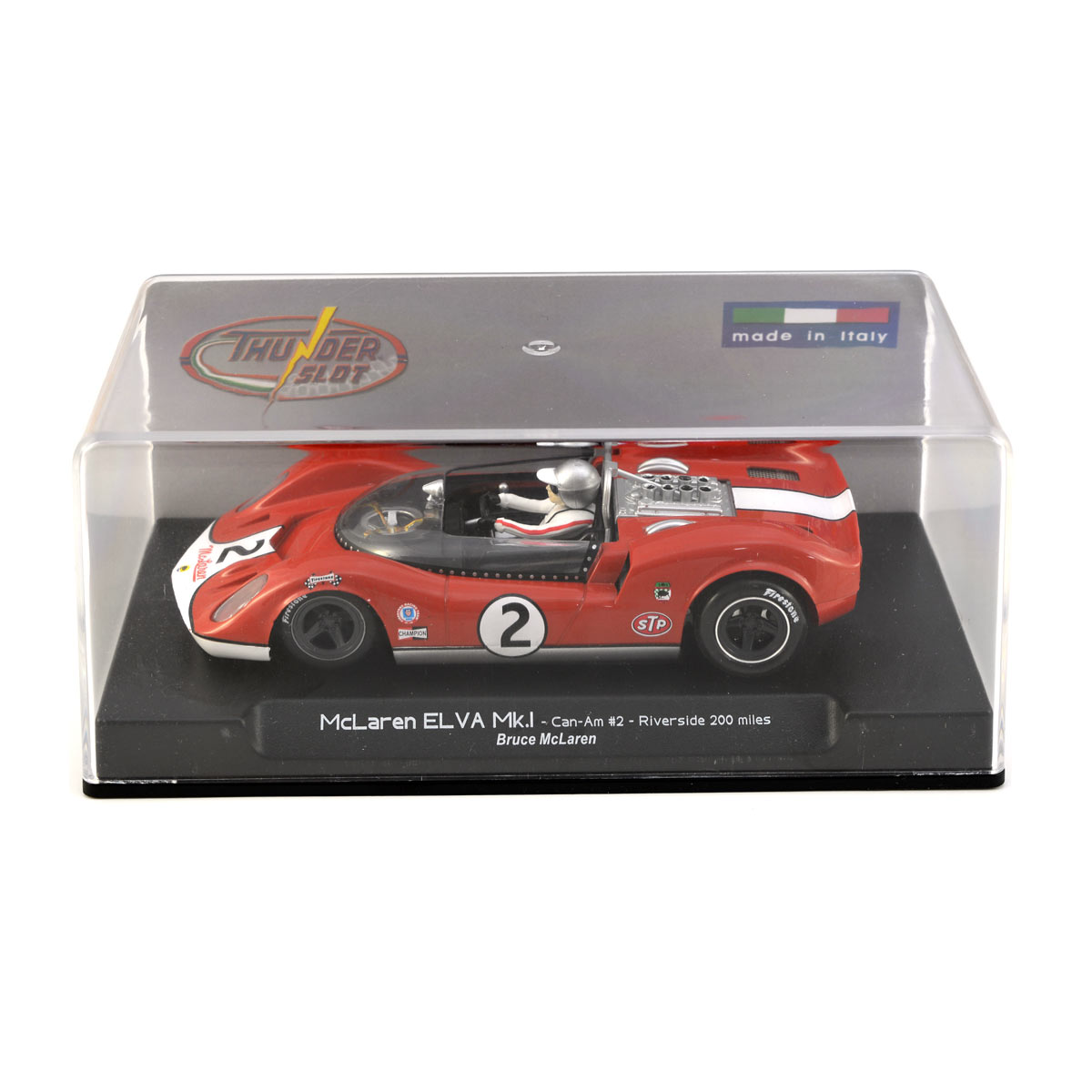 Thunderslot McLaren ELVA Mk.I Can-Am Bruce Riverside Thunder 1/32 Slot Car CA00402