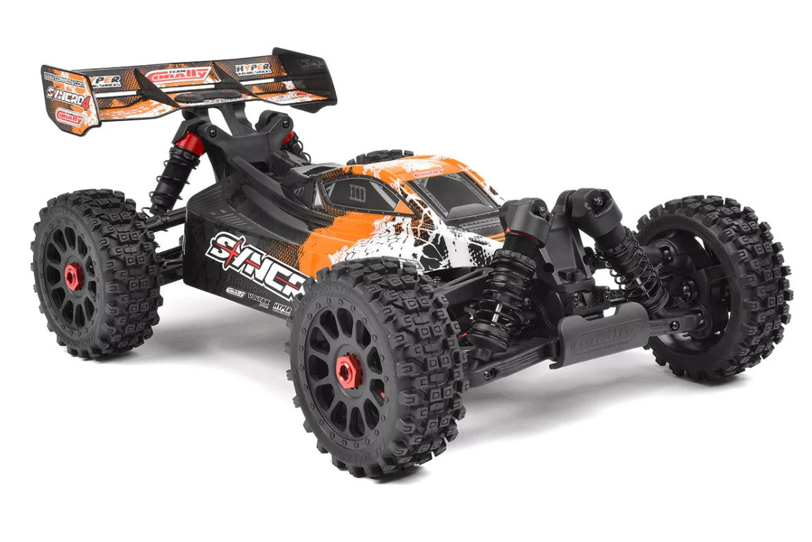 Team Corally COR00287-O Syncro-4 1/8 4S Brushless Off Road Buggy, RTR, Orange