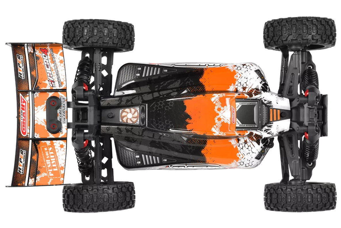 Team Corally COR00287-O Syncro-4 1/8 4S Brushless Off Road Buggy, RTR, Orange