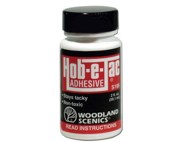 Woodland Scenics S195 N/HO Hob E Tac Adhesive 2 oz Train Scenery.