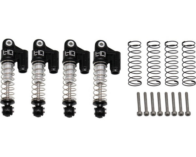 Hot Racing SXTF326R01 Axial SCX24 Aluminum Reservoir Friction Damper Shocks - PowerHobby