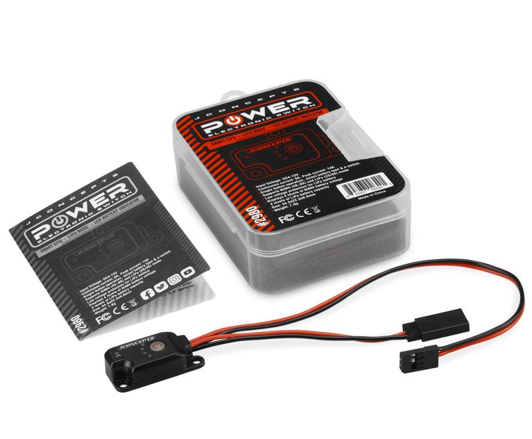 Jconcepts Electronic Power Module Digital On/Off Switch for RC Vehicle