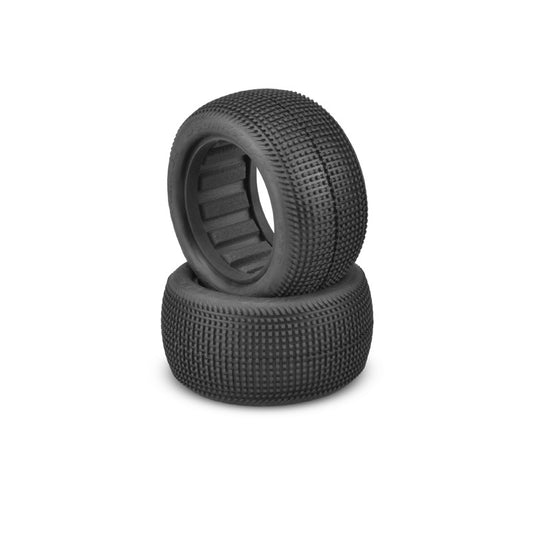 JConcepts Sprinter 2.2" Rear Buggy Dirt Oval Tires (2) Green