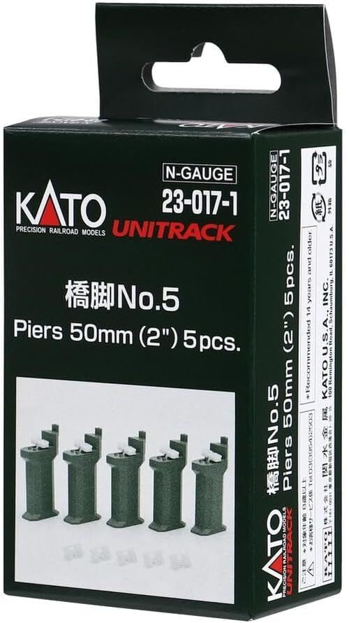 KATO N Scale Model Railway Structure 23-017-1 Pier No.5 (5 pieces)