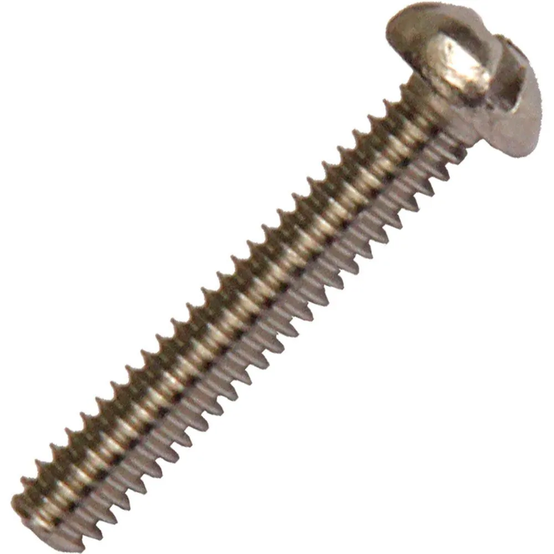 Kadee 1706 HO scale Stainless Steel Roundhead Screws 2-56 (1/4" Length) - PowerHobby