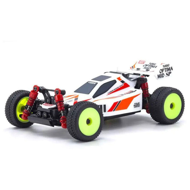 Kyosho KYO32095W Turbo Optima Mid Special Mini-Z MB010 Readyset 4WD White