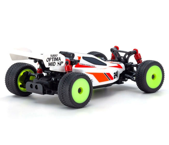 Kyosho KYO32095W Turbo Optima Mid Special Mini-Z MB010 Readyset 4WD White