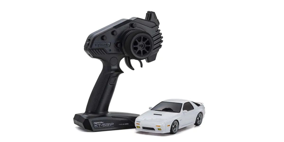 Kyosho KYO32634W Mini-Z AWD Mazda Savanna RX-7 FC3S White