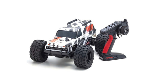 Kyosho KYO34701T1  1980 Mad Wagon 1/10 4WD RTR Brushless Monster Truck, Black