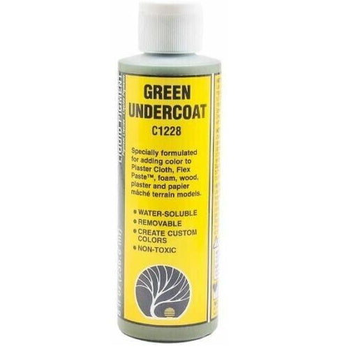 Woodland Scenics C1228 N/HO Earth Color Undercoat Green 4 oz Train Scenery.