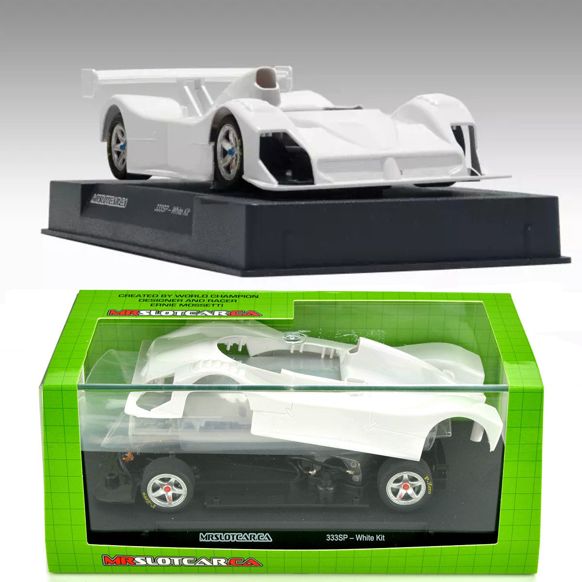 MRSLOTCAR Ferrari 333 SP White Kit MR 1/32 Slot Car MR1061 MR Slotcar