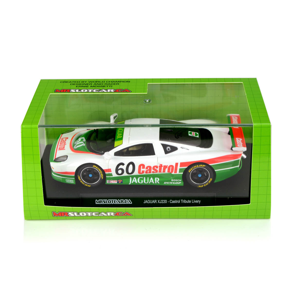 MRSLOTCAR Jaguar XJ220 Castrol MR 1/32 Slot Car MR1086 for Slot.it Scalextric