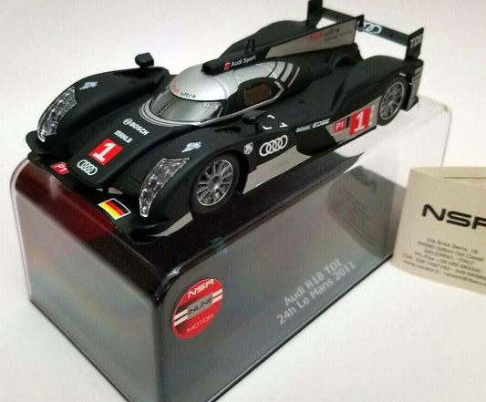 NSR AUDI R18 TD1 24H LE MANS 2011 1/32 Slot Car 1106 Inline