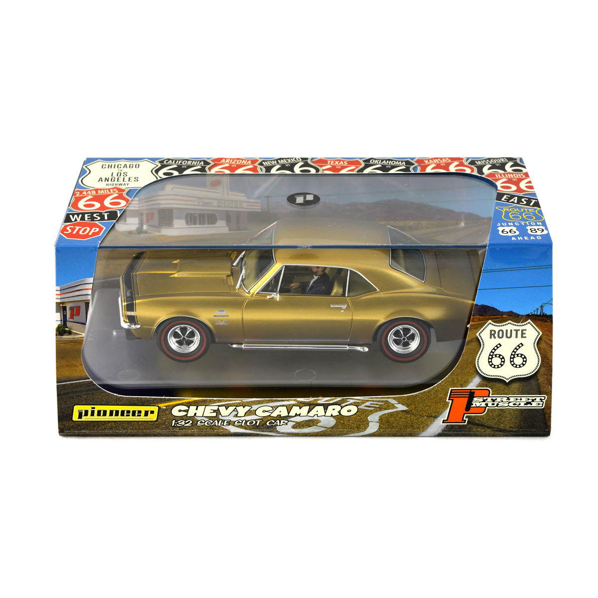 Pioneer Chevy Camaro Yenko SS427 GOLD 1/32 Slot Car for Scalextric DPR P106