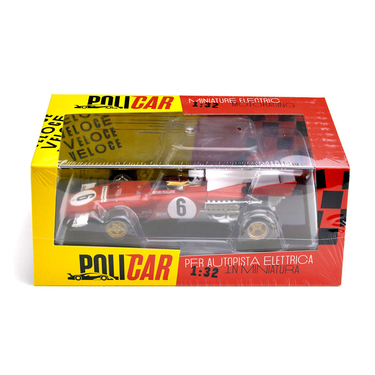 Policar Ferrari 312B2 Brands Hatch 1972 Arturo Merzario 1/32 Slot Car CAR05D PCAR05D