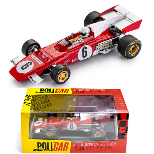 Policar Ferrari 312B2 Brands Hatch 1972 Arturo Merzario 1/32 Slot Car CAR05D PCAR05D