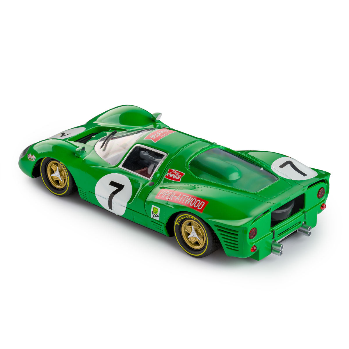 Policar Ferrari 412P Kyalami 9h 1967 1/32 Slot Car CAR06E For Scalextric Slot.it