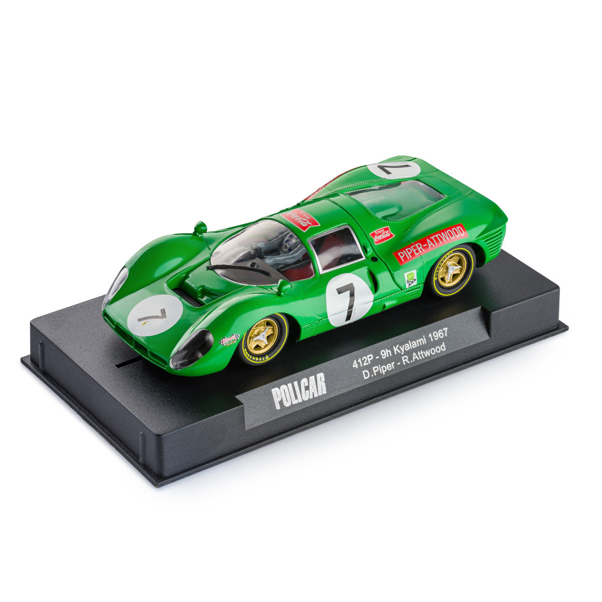 Policar Ferrari 412P Kyalami 9h 1967 1/32 Slot Car CAR06E For Scalextric Slot.it