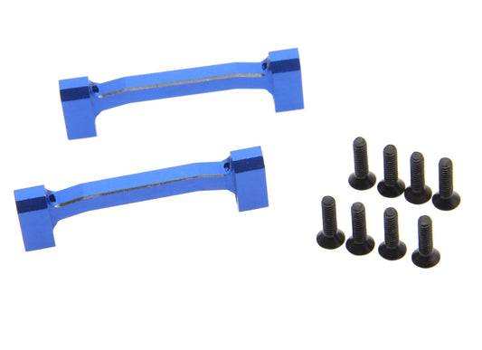 Powerhobby Aluminum Crossbar Shock Mount Blue Losi Mini LMT