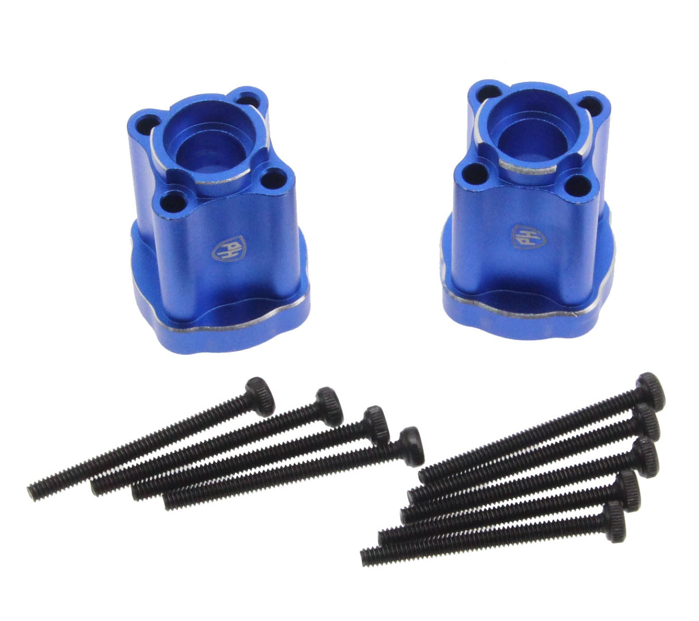 Powerhobby Aluminum Axle Mount Rear 0DEG Blue Losi Mini LMT