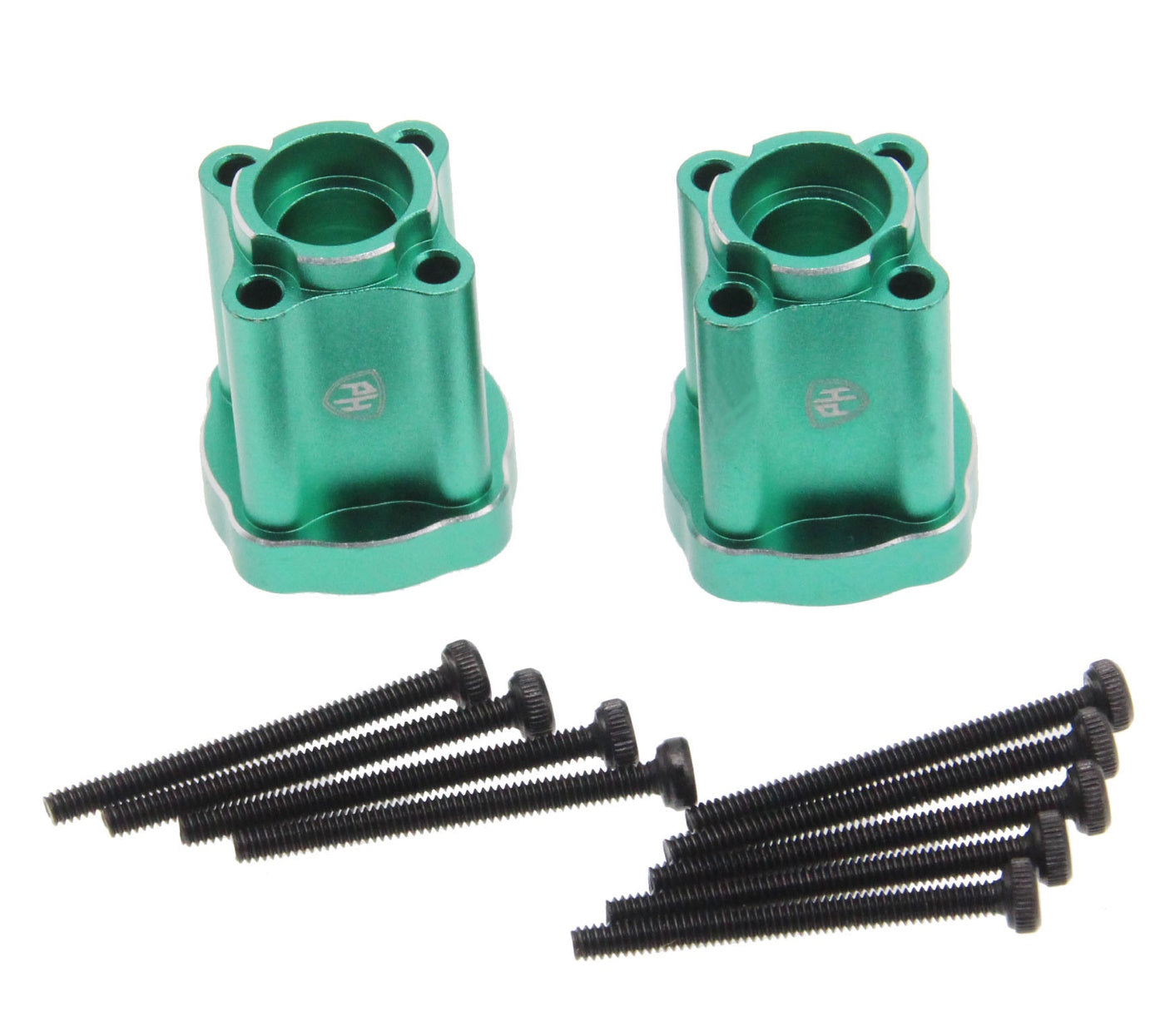 Powerhobby Aluminum Axle Mount Rear 0DEG Green Losi Mini LMT