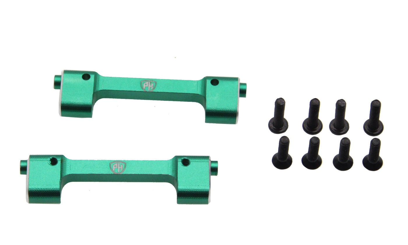 Powerhobby Aluminum Crossbar Top Center Green Losi Mini LMT