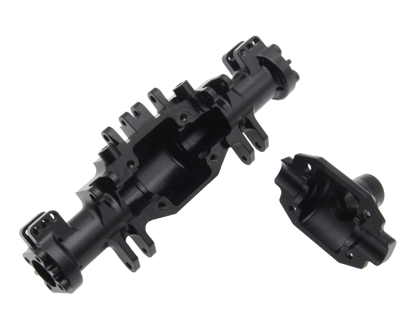 Powerhobby Aluminum Front or Rear Axle Housing Set Black Losi Mini LMT